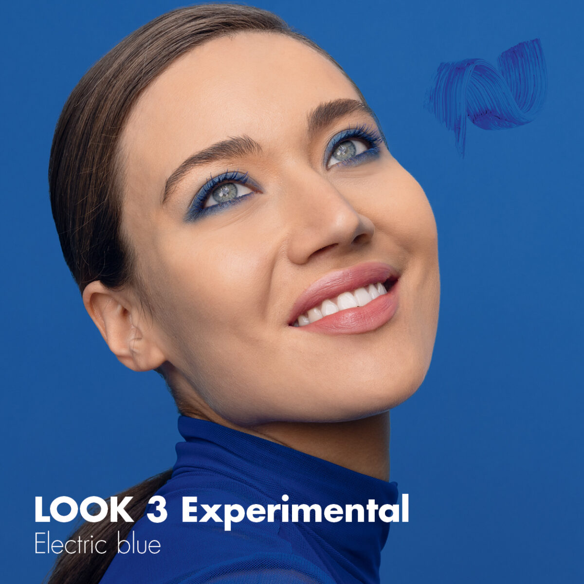 Go electric blue for lashes 